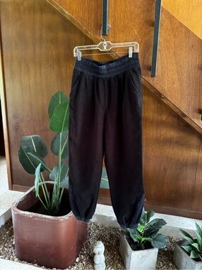 Free People Black Fleece Jogger